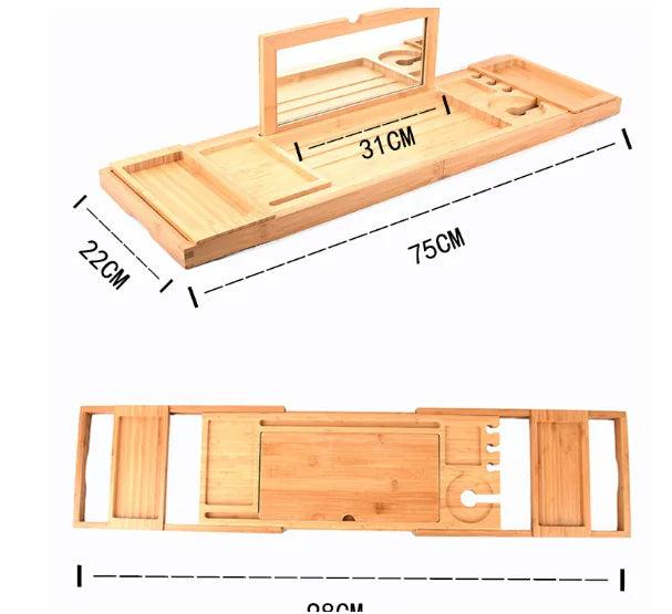 Wooden Bathroom Tray