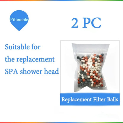 3-Function High Pressure SPA Shower Head With Filter